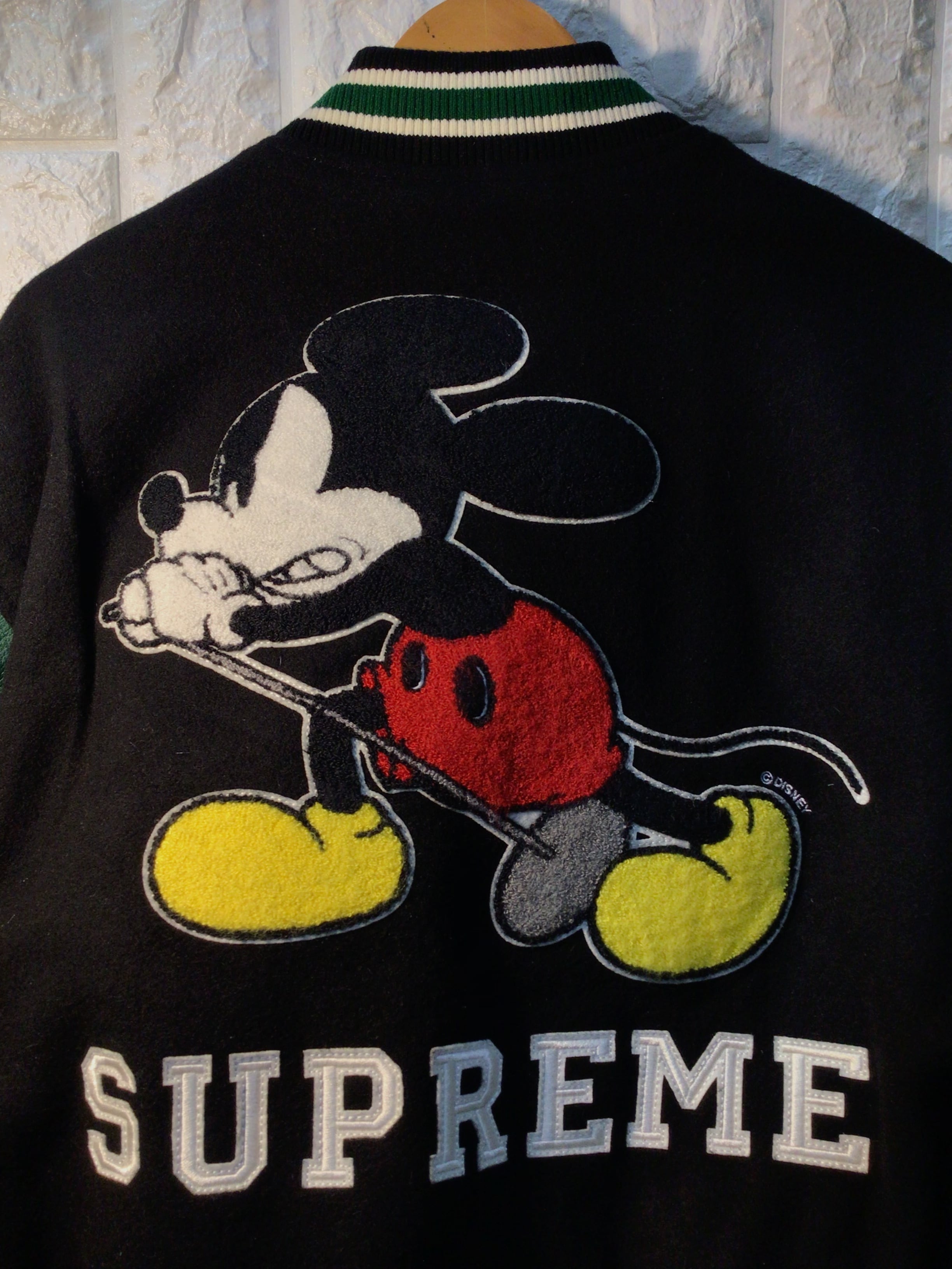 Supreme × NUMBER(N)INE Mickey Mouse Varsity Jacket | Pay ID