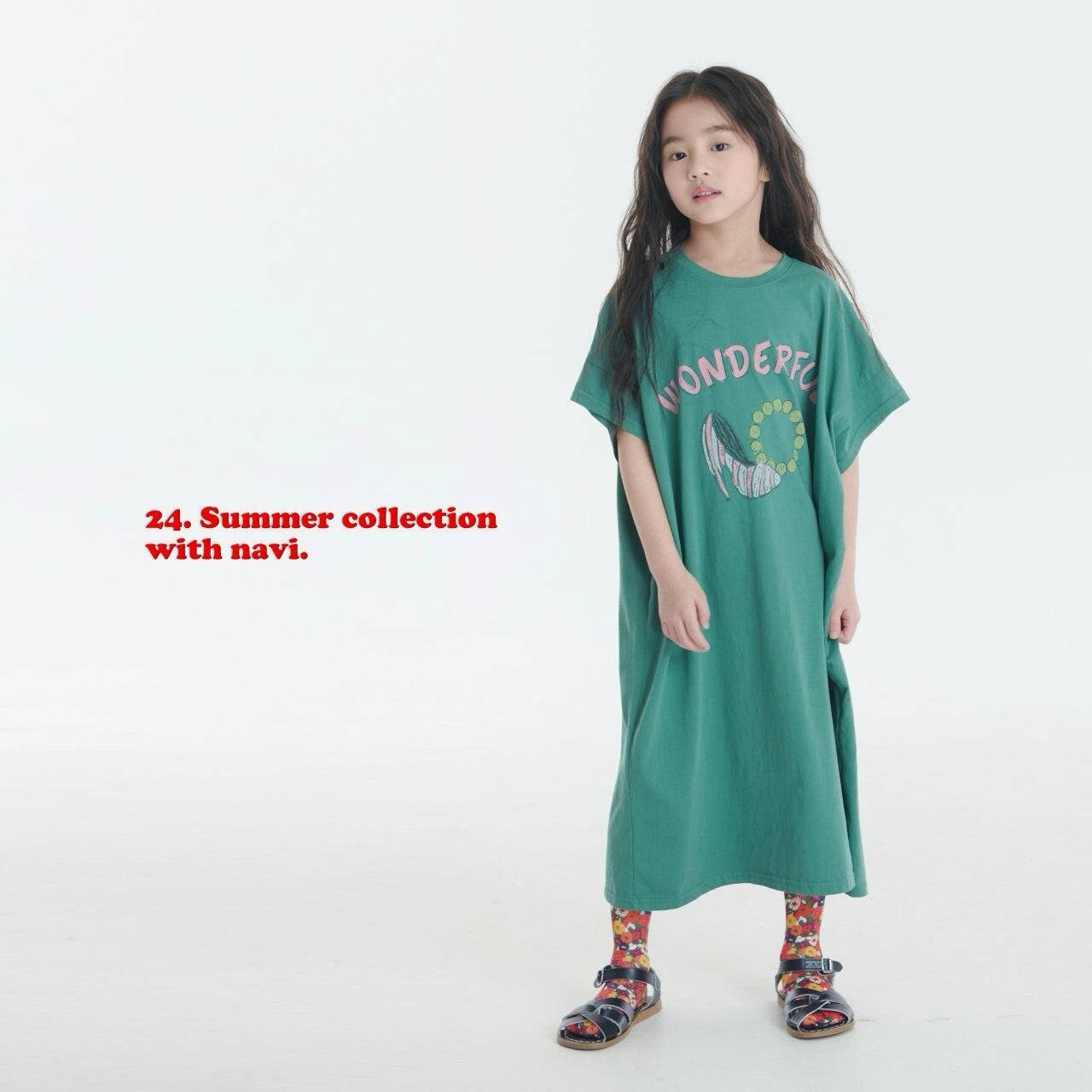 «sold out»«ジュニアサイズあり»«navi» シューズワンピース 2colors