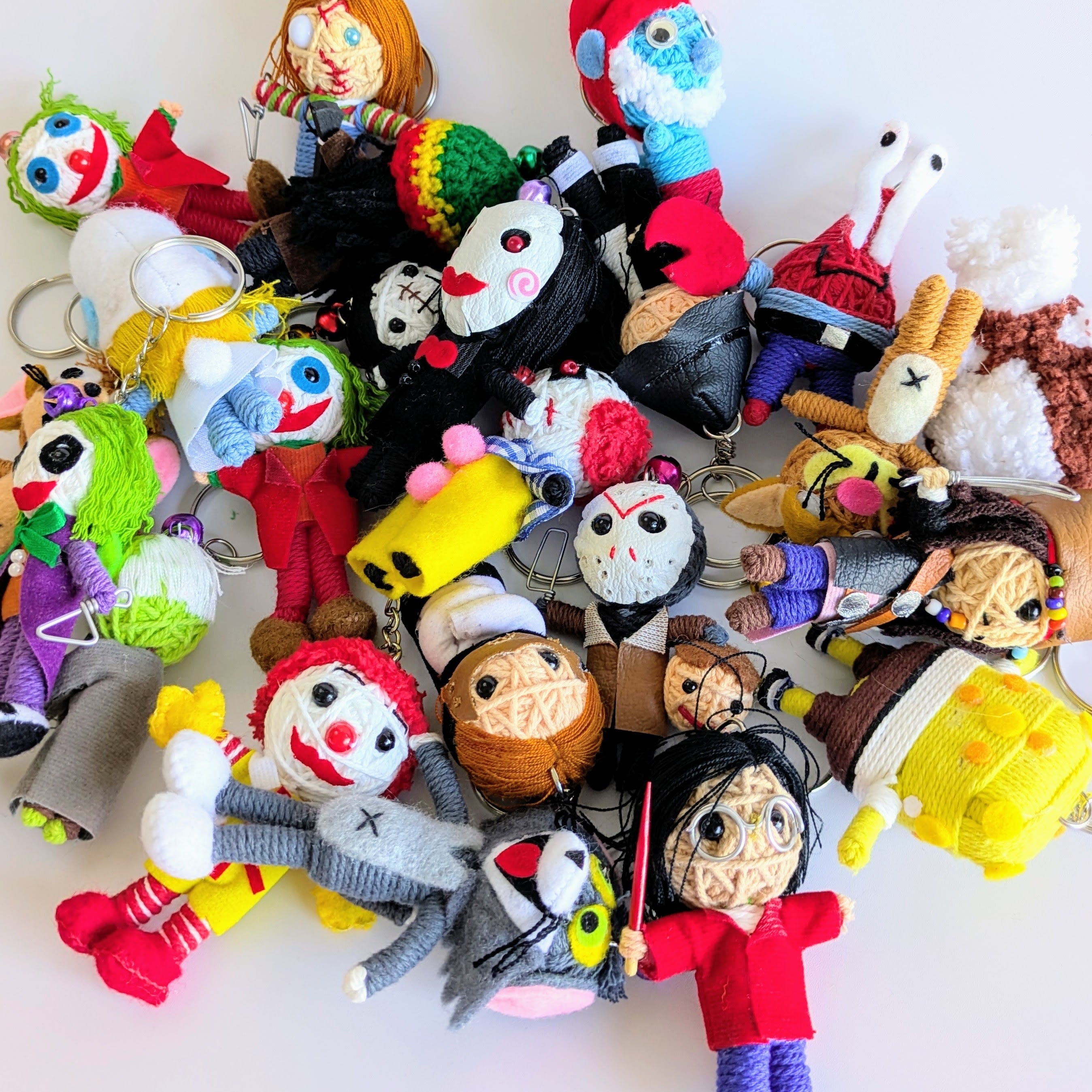 再入荷！【 Tom and Jerry ( トムとジェリー ) トム 】 Voodoo doll KeyHolder / ブードゥー人形 / 身代わり人形 /お守り人形  〚アメリカン雑貨 アメトイ〛