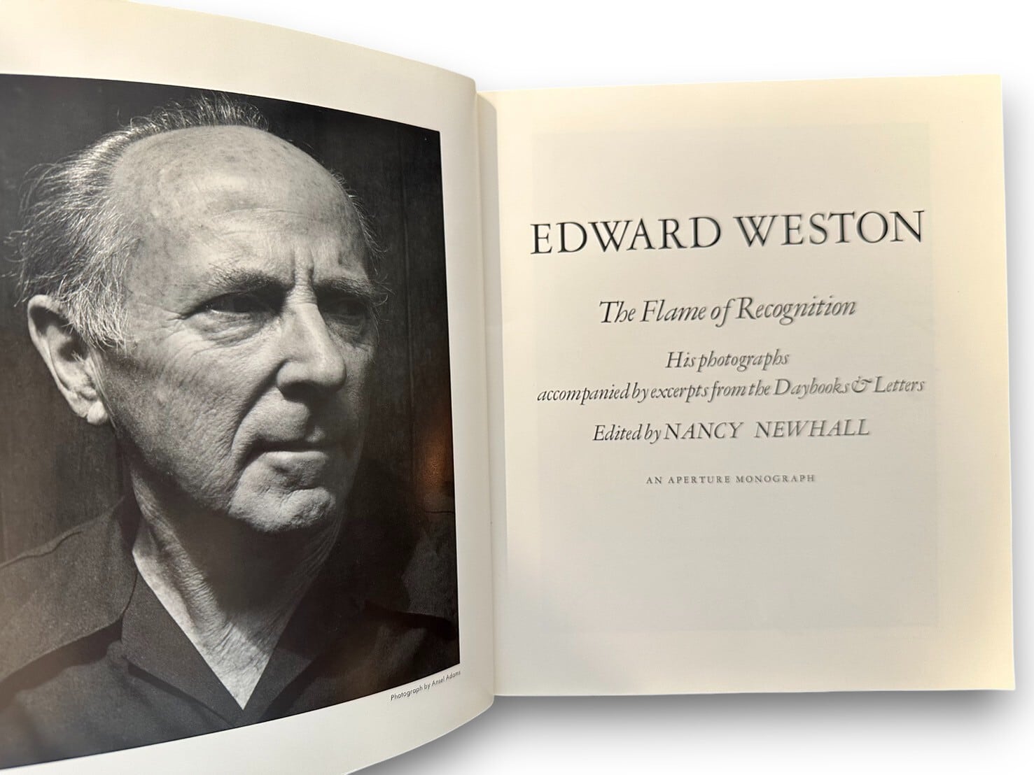 SA120】Edward Weston: The Flame of Recognition; His Photographs