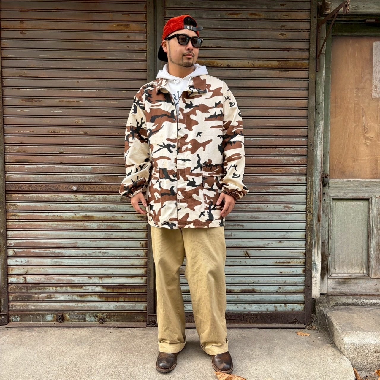 80s USA製 The Camo Clan 迷彩 ジャケット スノーカモ ウッドランド