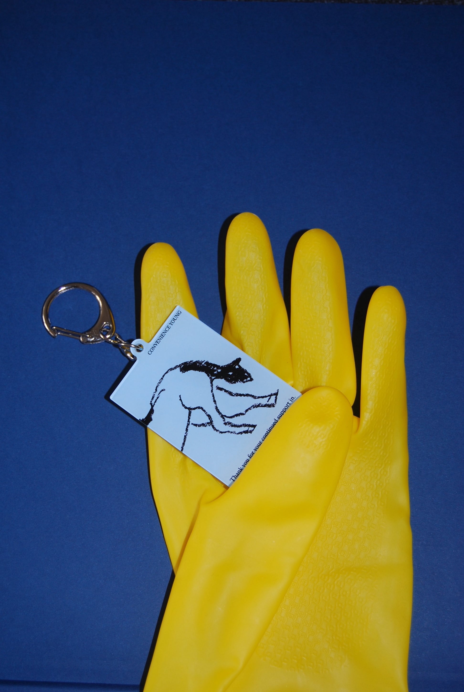 CONVENIENCE YOUNG プレート　馬柄 Blue Horse : Keychain | CONVENIENCE YOUNG