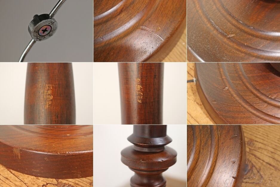 レトロ フロアライト ランプ 照明 クラシカル 布シェード 白 ホワイト