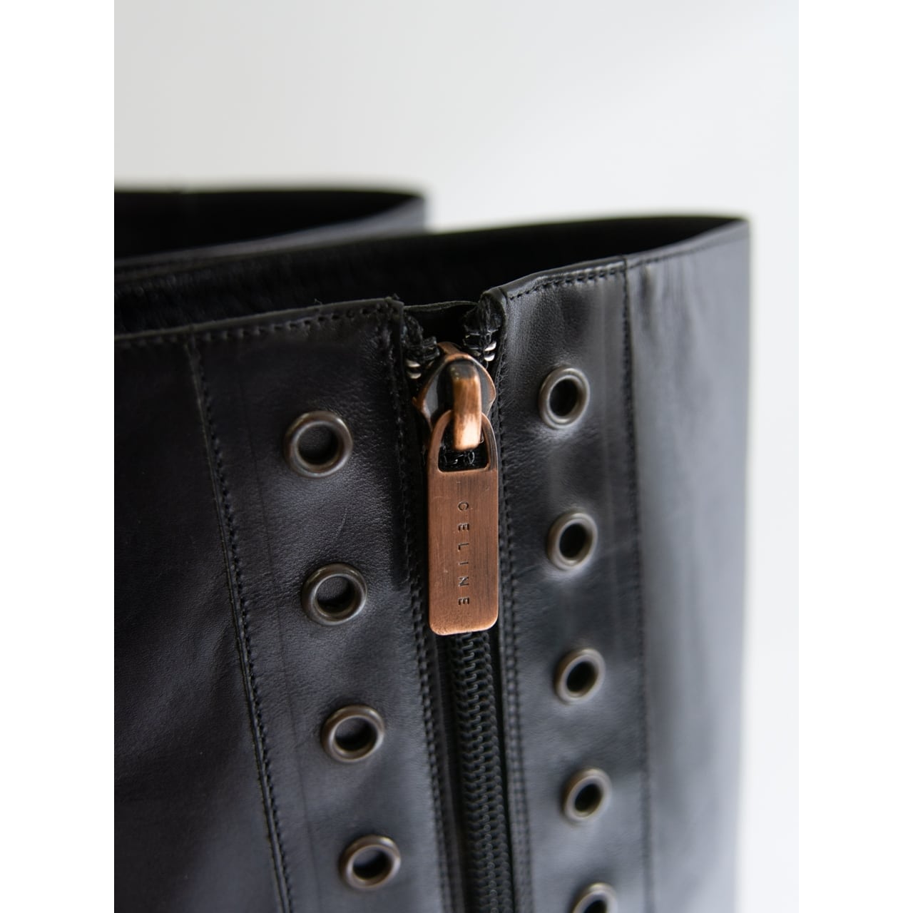 【CELINE】Leather Long Boots（セリーヌ レザーロングブーツ）