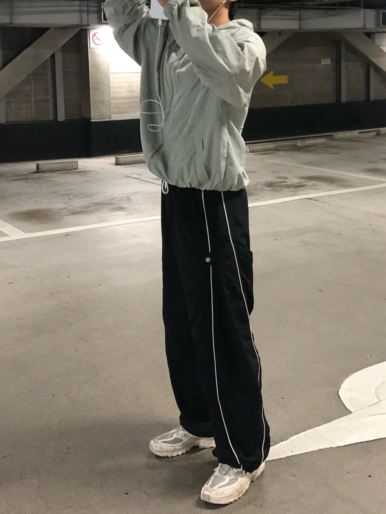 Nylon Snap Patch Lined  Pants (3color) - 10