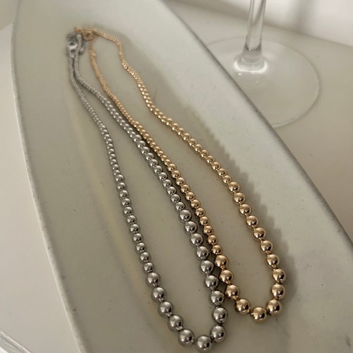 Metal ball necklace (N37)