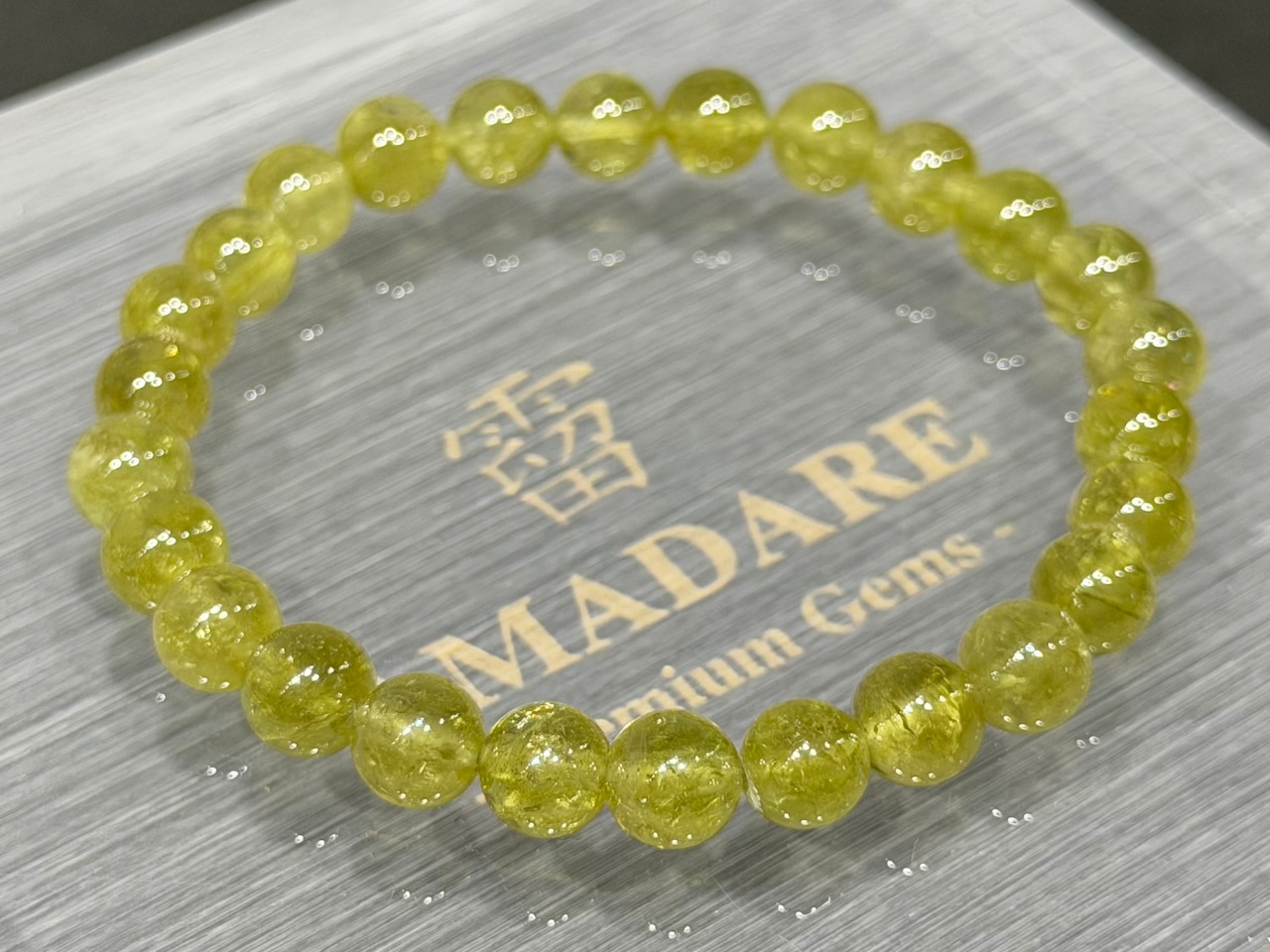 No.1538 ツァボライト（グリーンガーネット）ブレスレット
