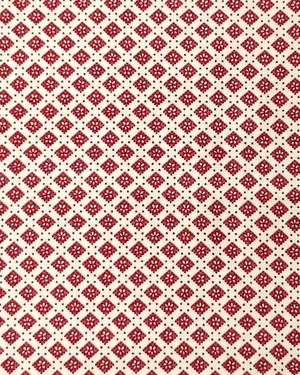 USAヴィンテージコットン 未使用保管品 アンティーク復刻柄 30'sサーティーズ Story Book VI 1930 レッド wd140