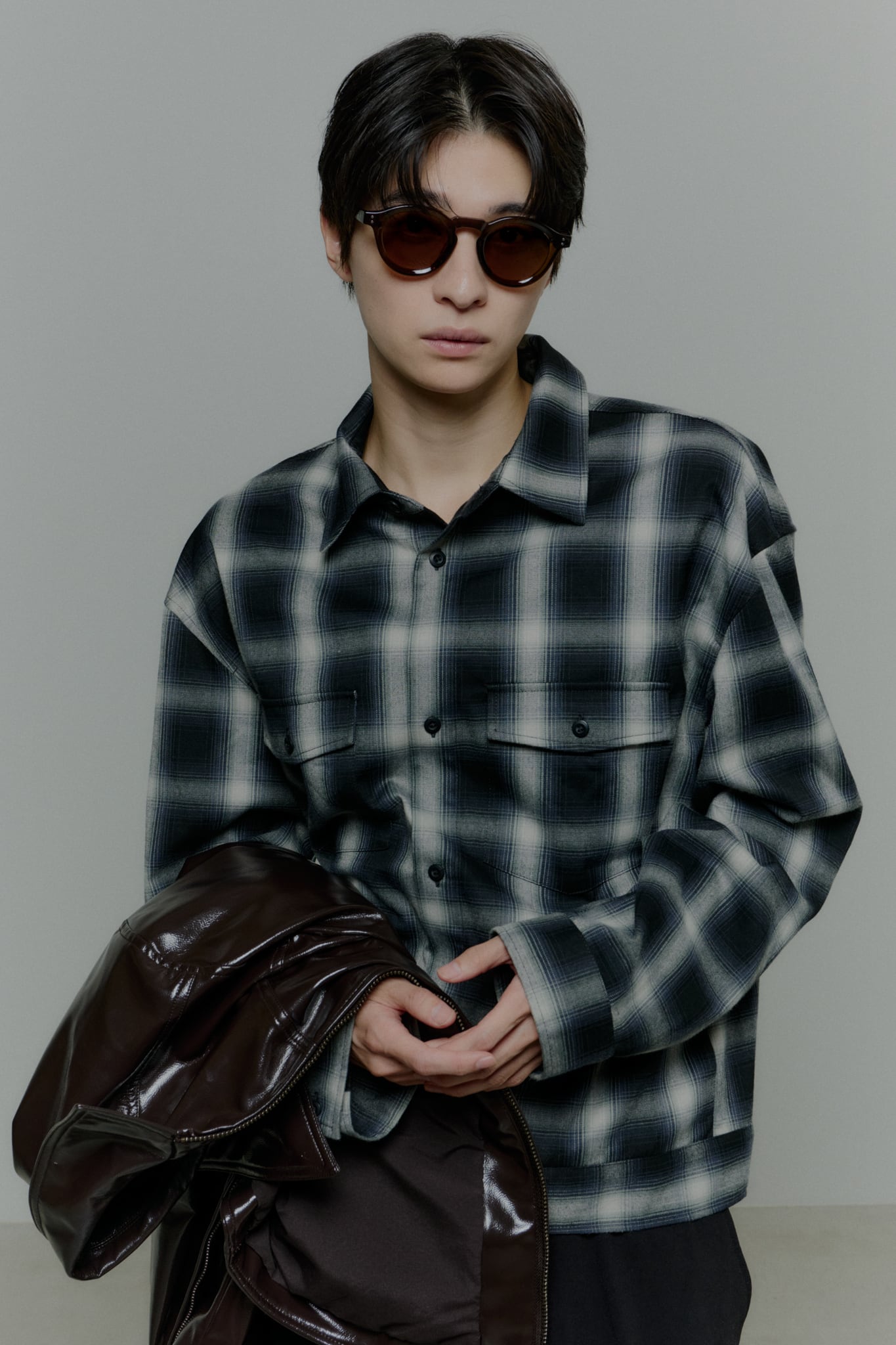 GANIE Noele | black×brown 調光レンズ Noele | brown×brown | GANIE