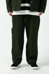 Cotton Kersey Work Trousers - Black -