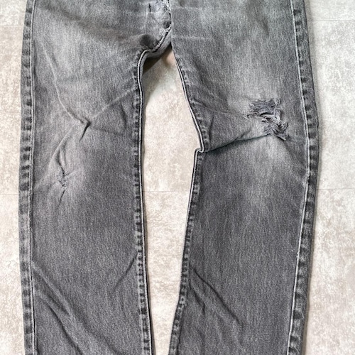 襤褸 ブラックデニム リーバイス 501【W31 L32】 levi's 詳細写真5