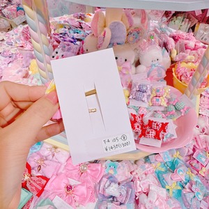 【F4】105-8ツインヘアクリップ