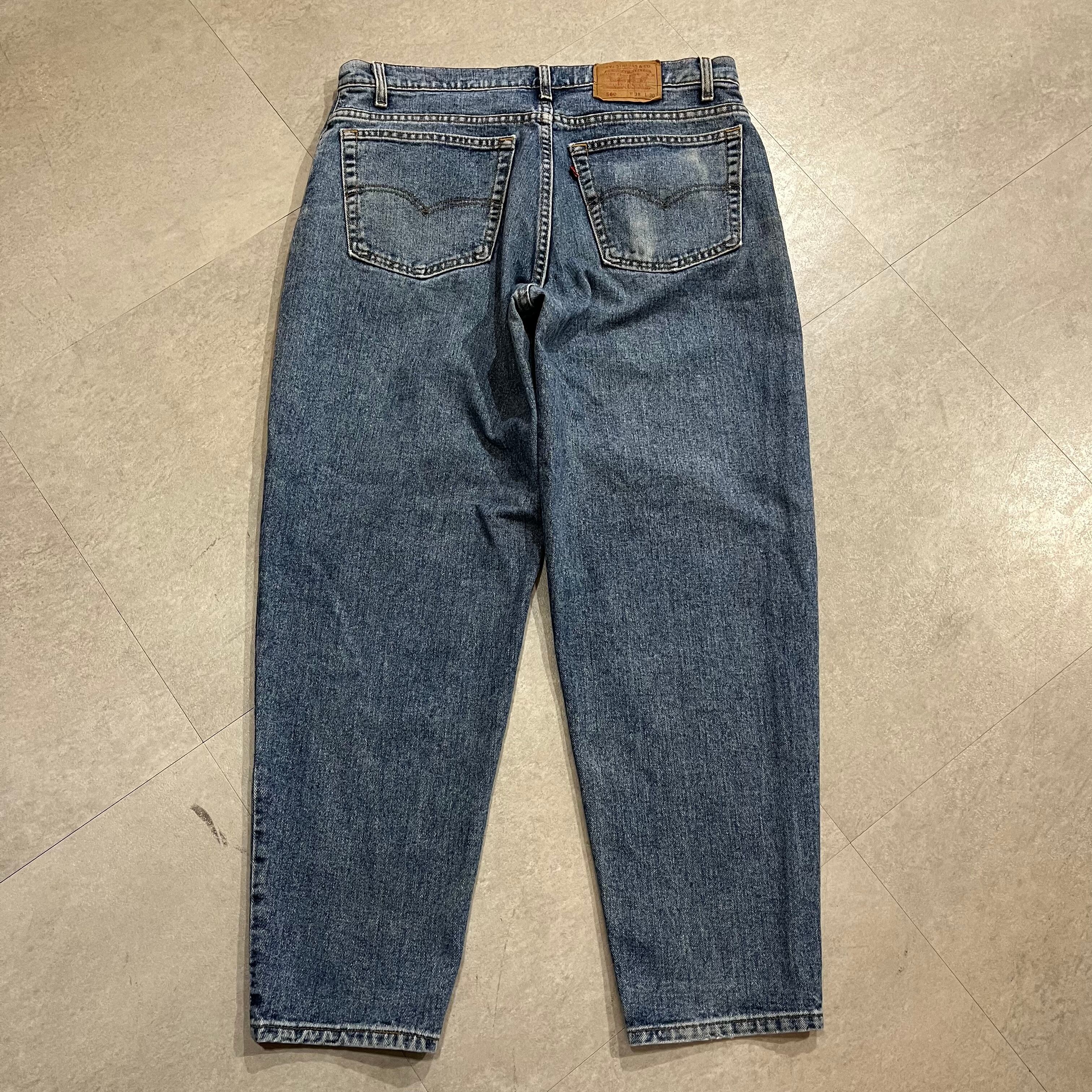 アメリカ製 Levi's リーバイス 560 バギージーンズ バギーデニムw38