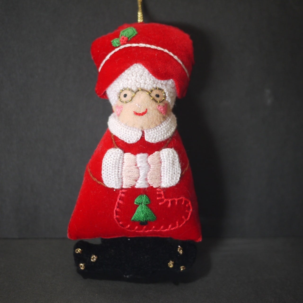 フランス蚤の市ヴィンテージサンタクロースオーナメント フランス蚤の市ヴィンテージサンタクロースオーナメント