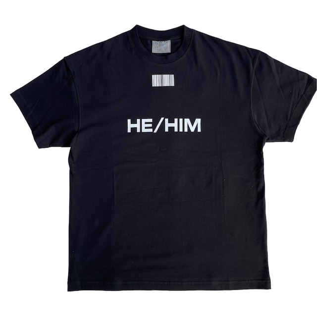 【VTMNTS 】 HE/HIM T-SHIRT