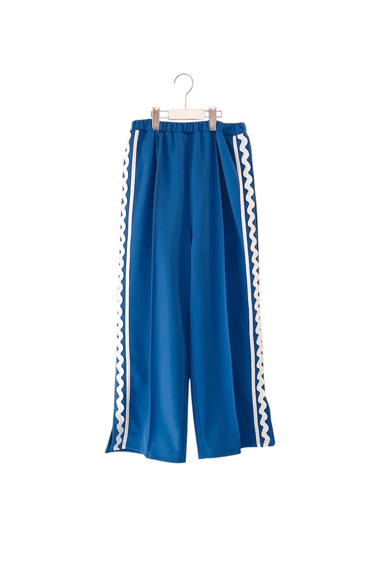 SIDE LINE JERSEY SLIT PANTS / F1 | frankygrow concept shop