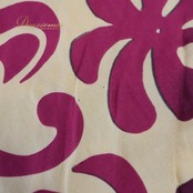 フラダンス 衣装 スカート アレミティ レッド系 AREMITI レース リボン ワッペン つぎはぎ ティアレ柄 フリル付き かわいい 華やか 鮮やか 明るい 赤 白 紫 黄 ハワイアン アロハ ハワイアンプリント フラ ダンス レッスン 練習 おしゃれ