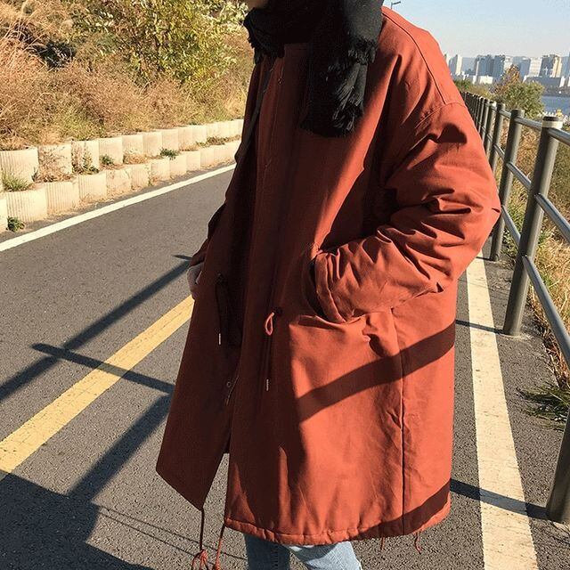 予約販売】ミリタリーコート モッズコート カジュアル カーキ ブラック