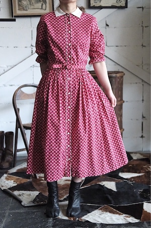 50s red dress