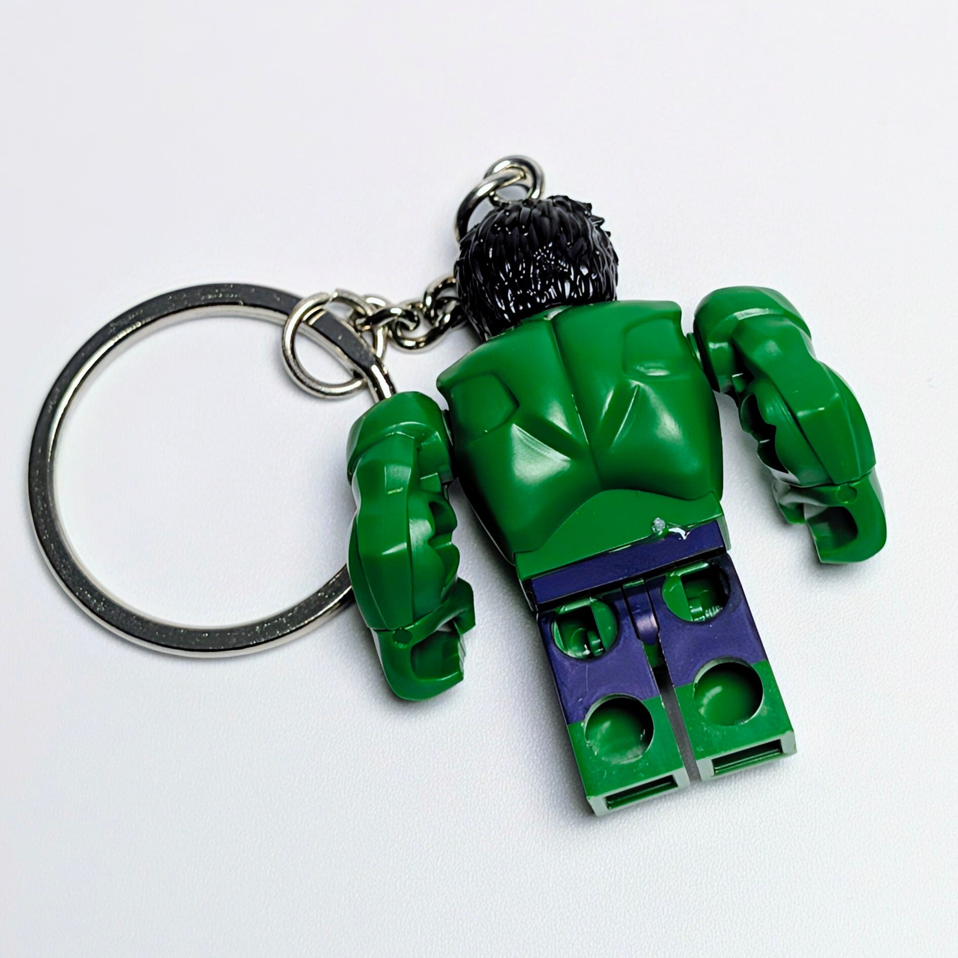 ★ブロックフィギュアキーホルダー★【 HULK / ハルク 】『 ブルース・バナー 』 MARVEL / マーベルコミックス〚アメリカン雑貨 アメトイ〛