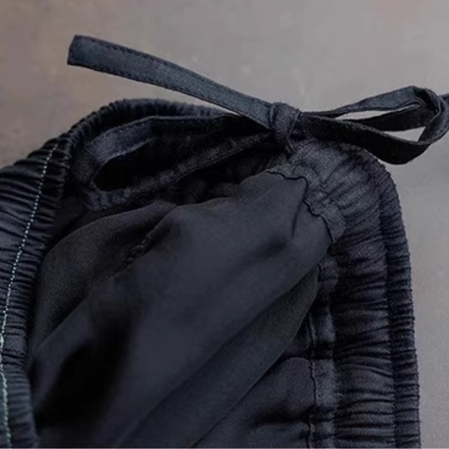 ワイドパンツ クロップドパンツ ゆったり  00204