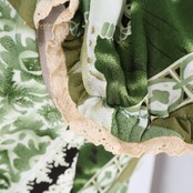 フラメンコ 衣装 ソニアジョーンズ SONIA JOHNES トップス ブラウス ツーピース セットアップ ホワイト系 グリーン系 白 緑 レース ボランテ フリル 柄 模様 ダンス パーティ 発表会 レース調 総柄ト 大人可愛い 舞台衣装 発表会衣装