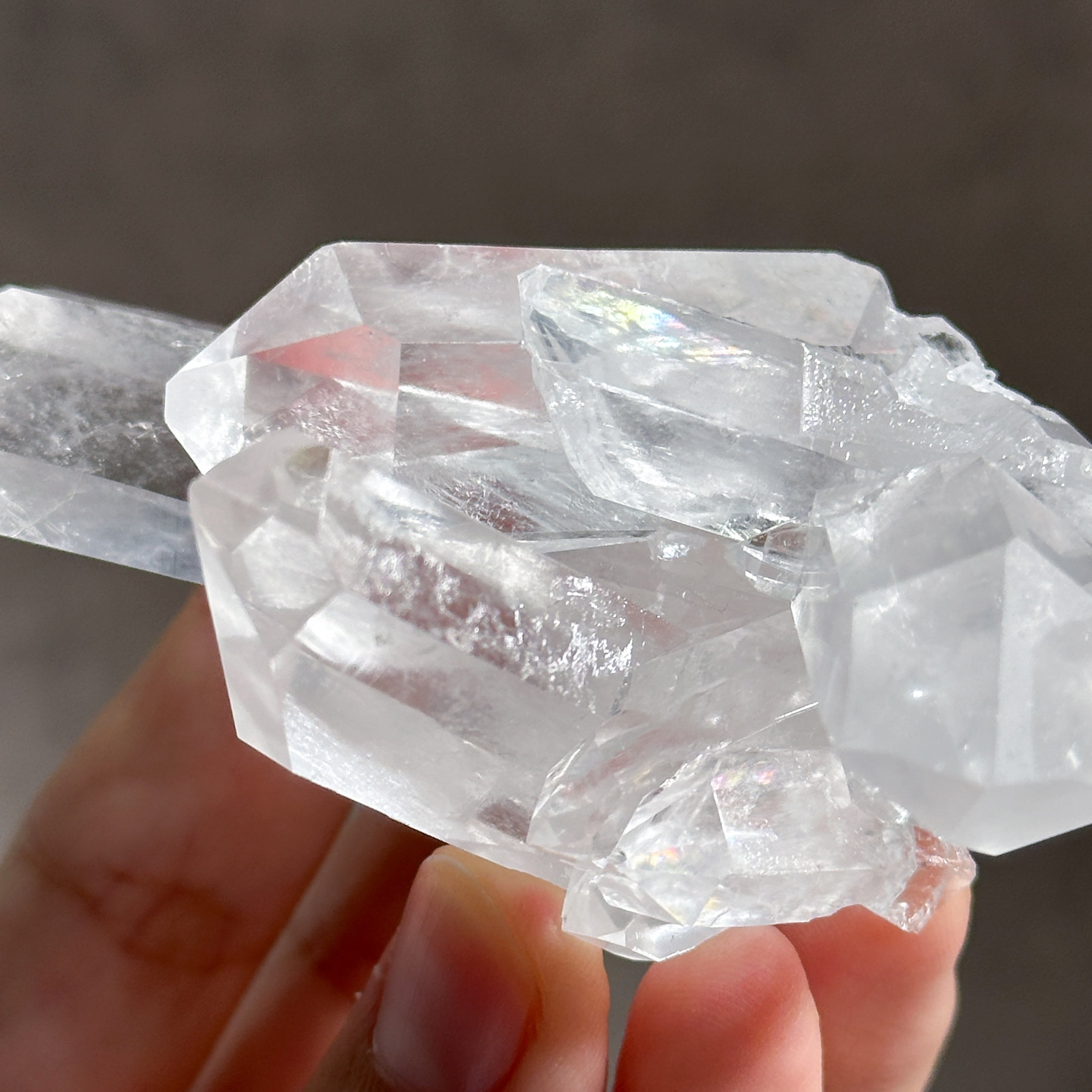 ゼッカ産水晶クリアクォーツ クラスター92◇ Clear Quartz ◇天然石