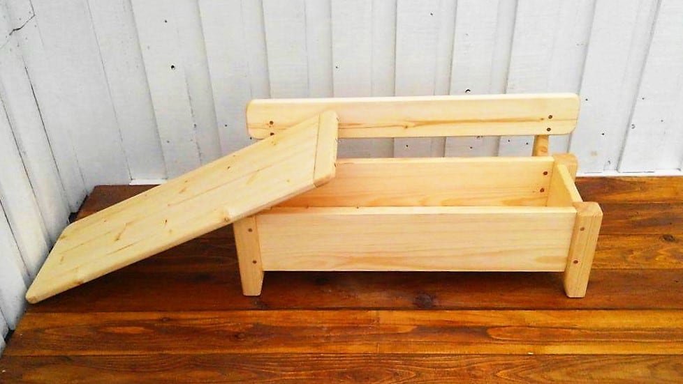 ハンドメイド 木製キッズベンチ ハンドメイド 木製キッズベンチ 【楽天