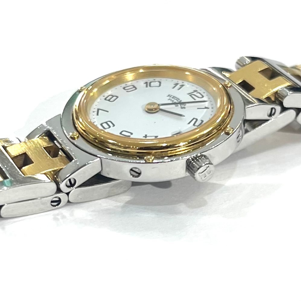 HERMÈS】2879 エルメス コンビクリッパー腕時計 WATCH／クォーツ・電池