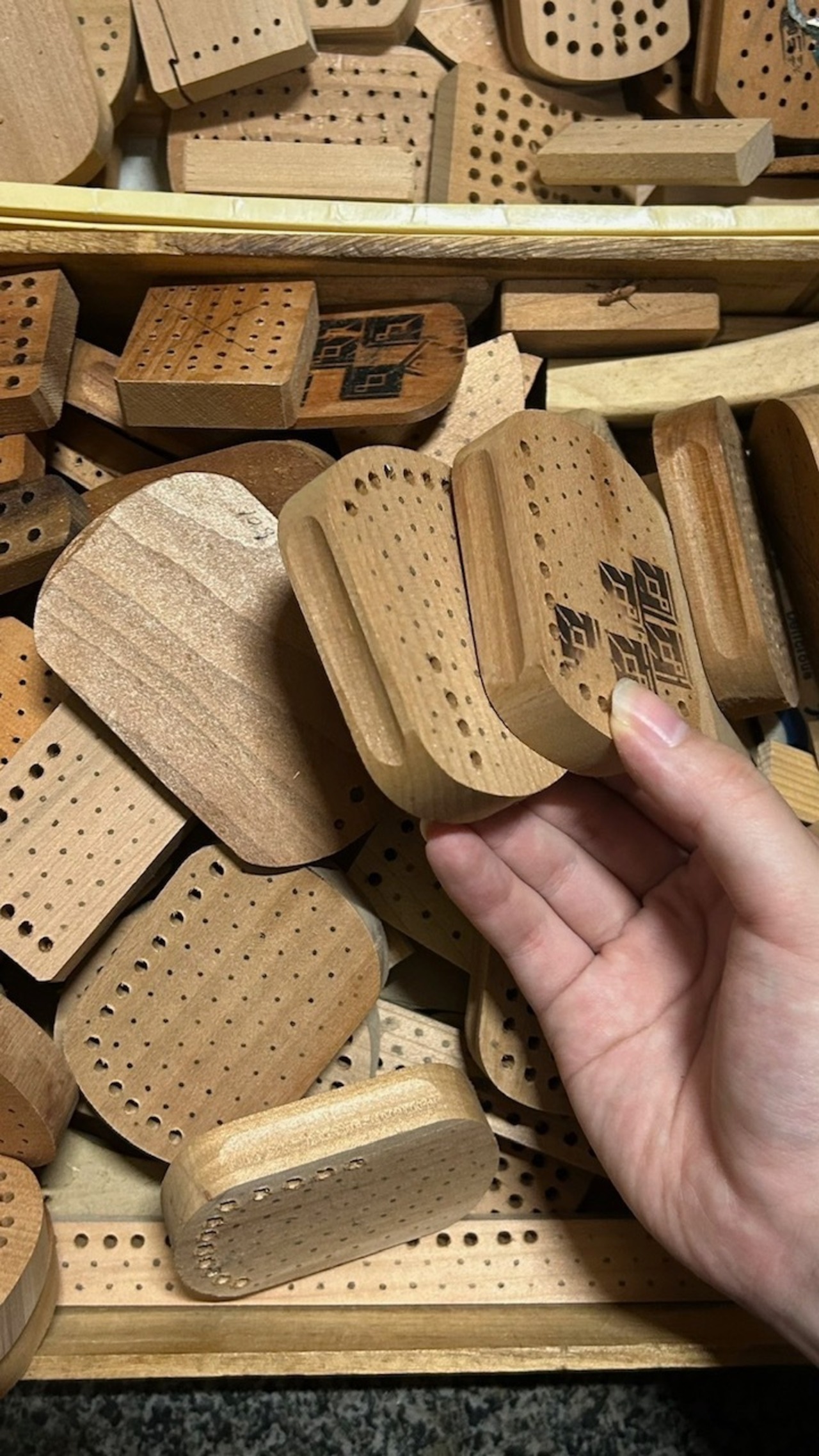 ブラシ製作に⾄らなかった⽊地のセット【つめあわせ】