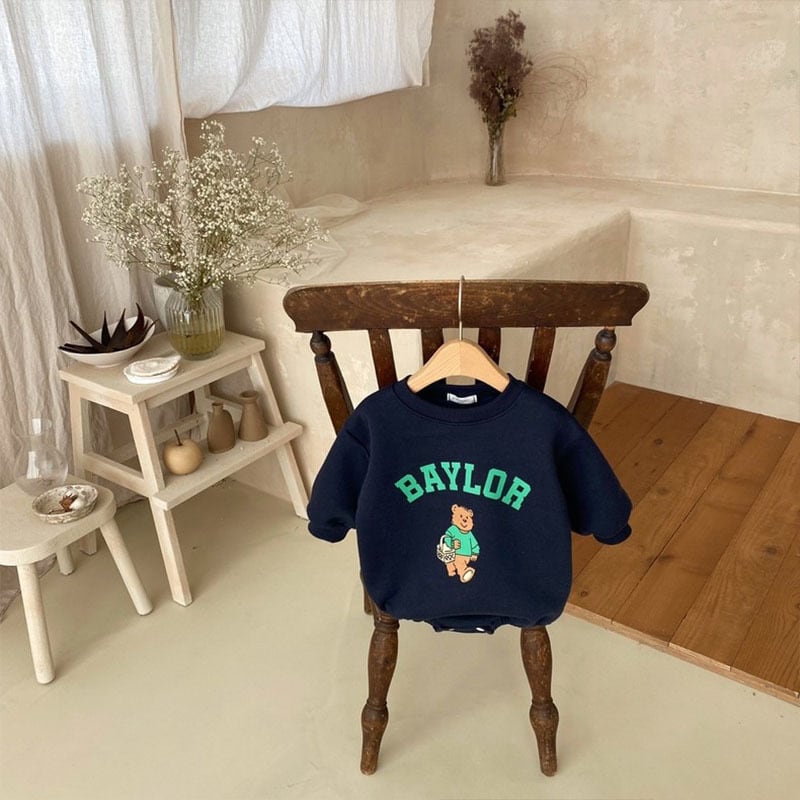 BABY】ベアスウェットロンパース | Betty