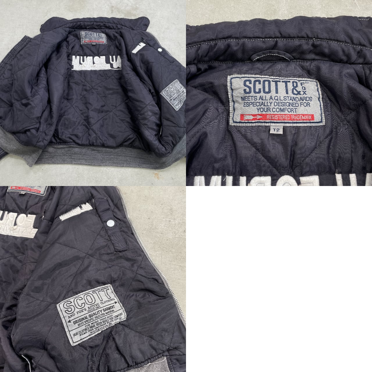 SCOTT&FOX CWUタイプ ショート丈 ミリタリー フライトジャケット SCOTT&FOX CWUタイプ ショート丈 ミリタリー フライトジャケット