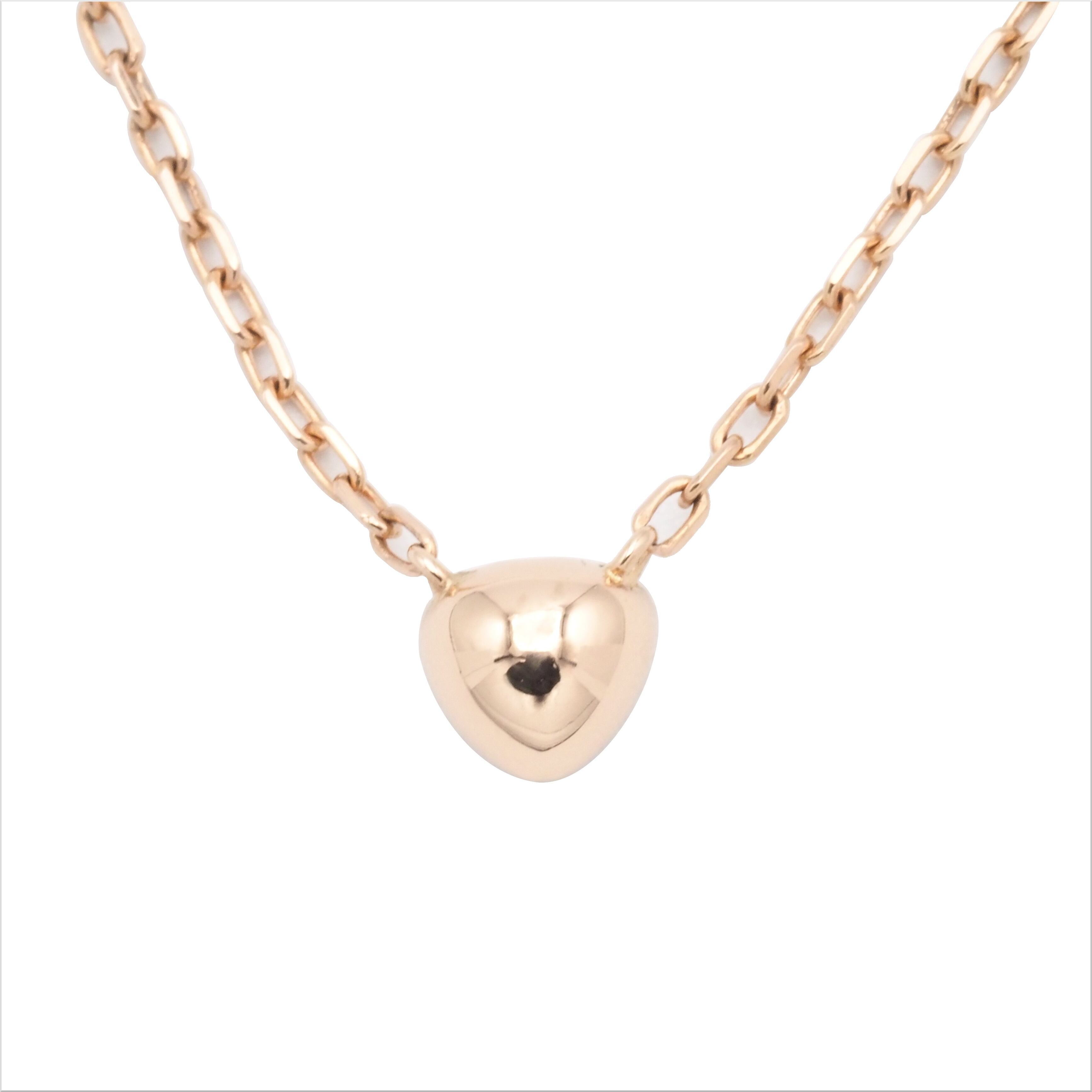 Cartier カルティエ ダムール ディアマン レジェ ハート ネックレス 1P