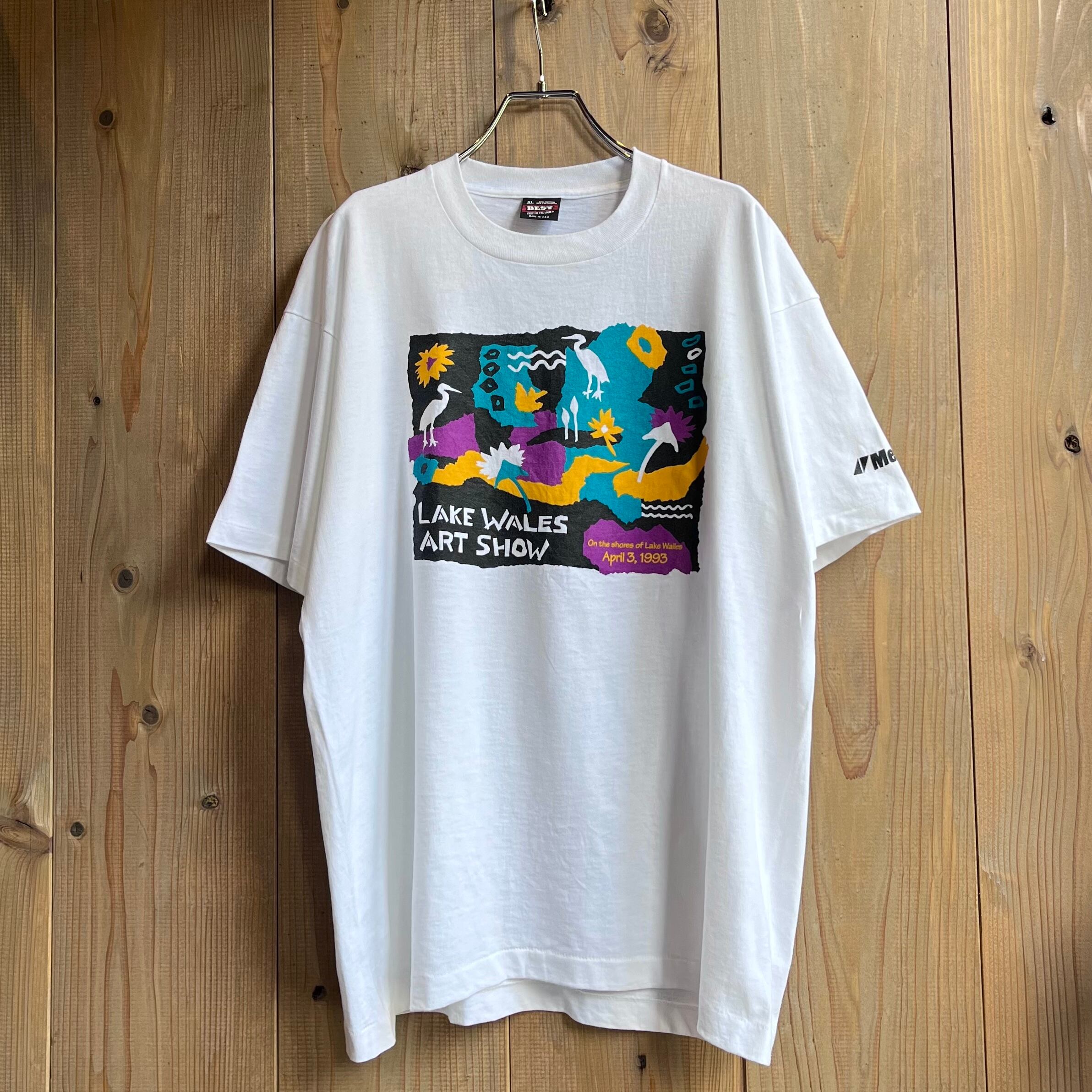90's ＂FRUIT OF THE ROOM BEST＂アート系ヴィンテージTシャツ