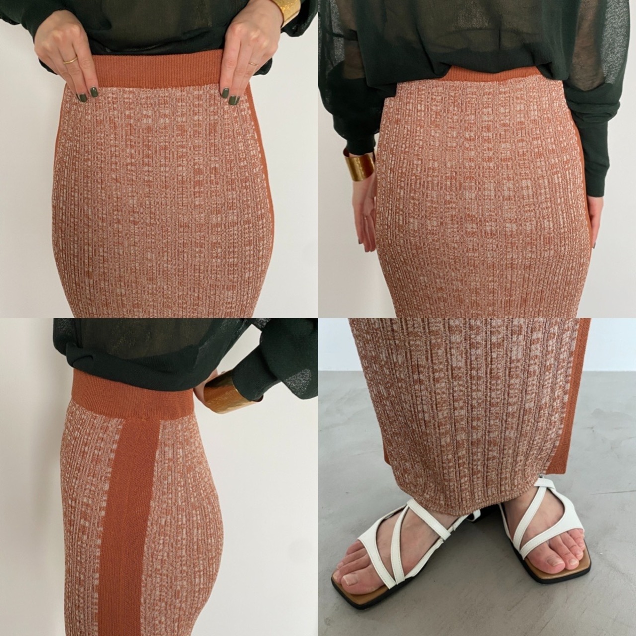 summer knit tight SK/orange