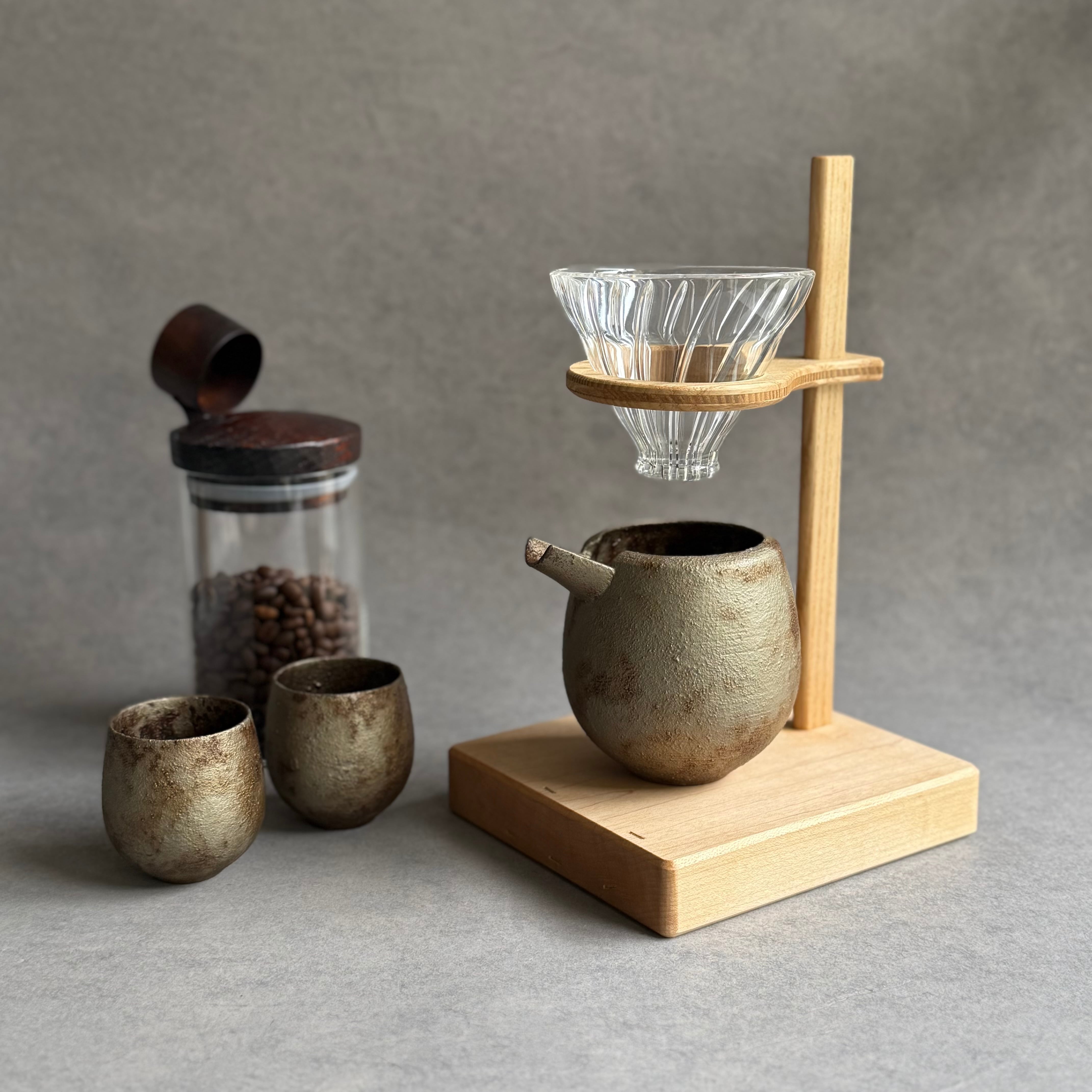 田澤祐介 丸長形片口 蒔地漆 濃錫錆 | gallery 一白