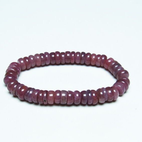 ルビー ブレスレット 9mm 一点物 おまかせ便 111-28757