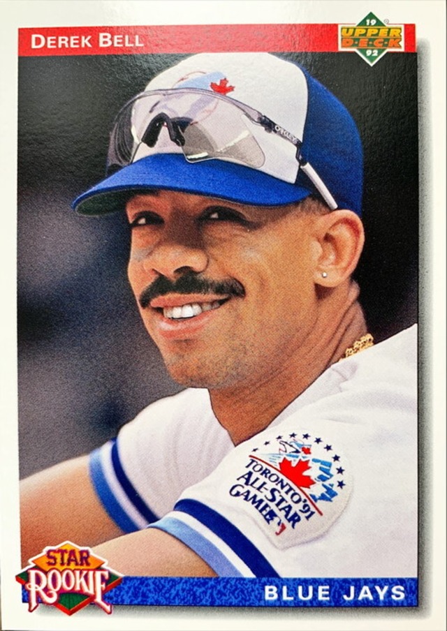 MLBカード 92UPPERDECK Derek Bell #026 BLUEJAYS Rookie Card