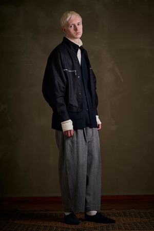 HAVERSACK 432521 10G片畦ロングカーディガン