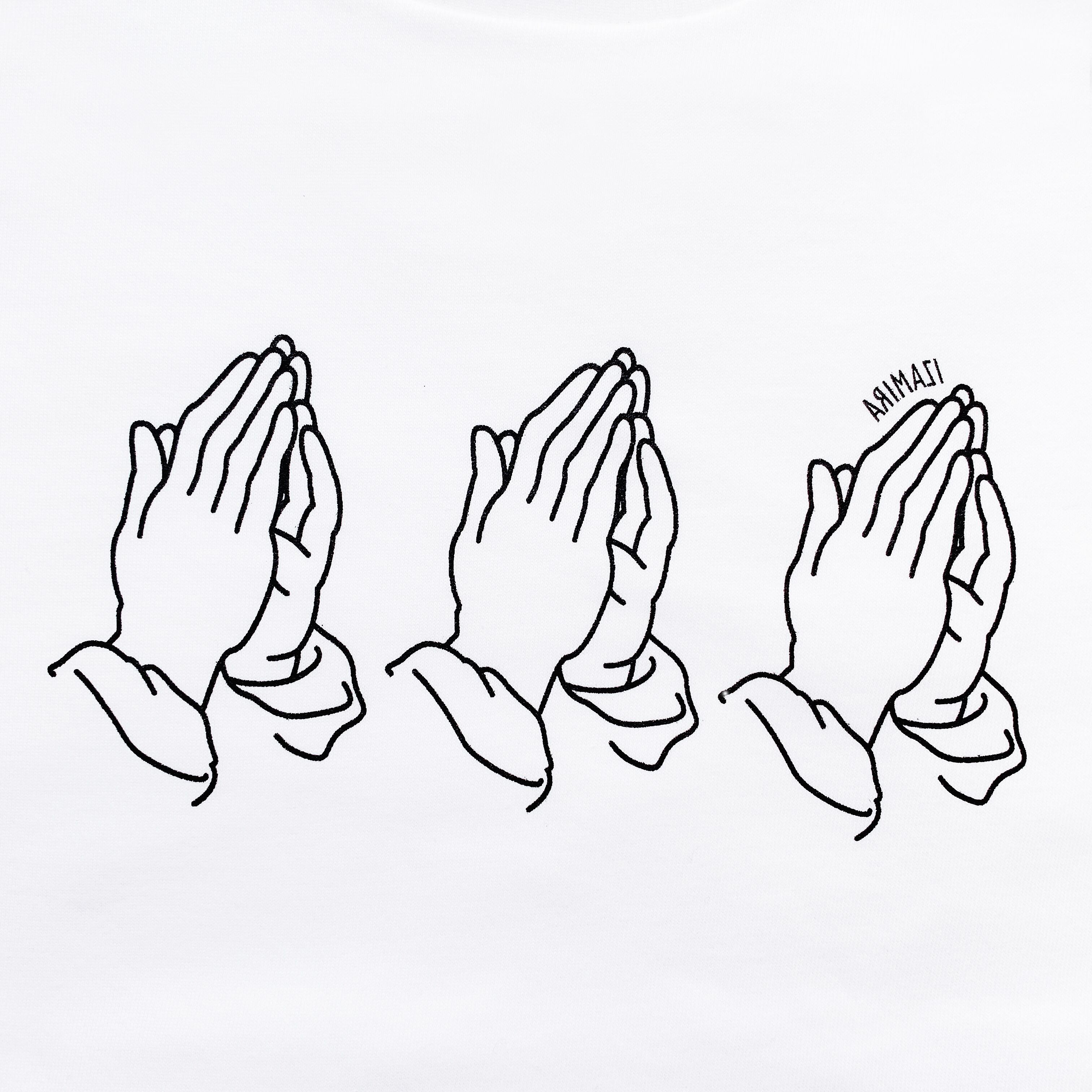 新品未開封】PRAYING HANDS TEE // WHITE 【公式通販】