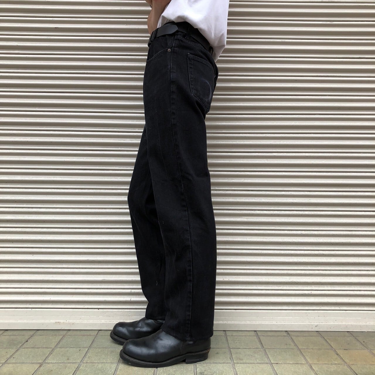 90s USA Kirkland ブラックデニムパンツ 00s 後染め 90s USA Kirkland ブラックデニムパンツ 00s 後染め