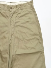 60s US ARMY KHAKI TROUSERS Size W30L31→W29L30