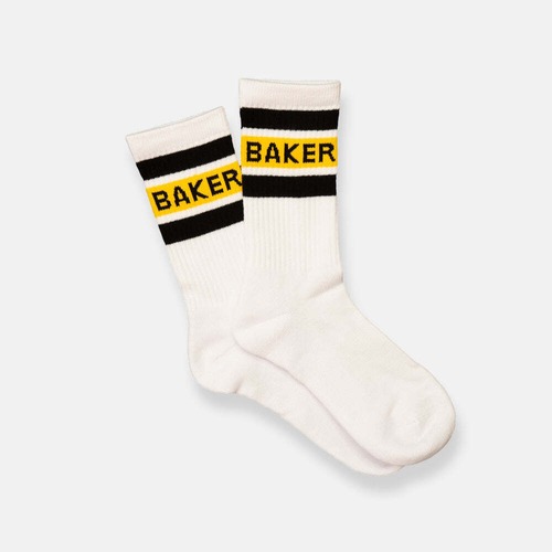 BAKER /YELLOW STRIPE SOCKS