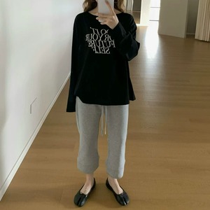 クロップドスウェットパンツ　2litr06316