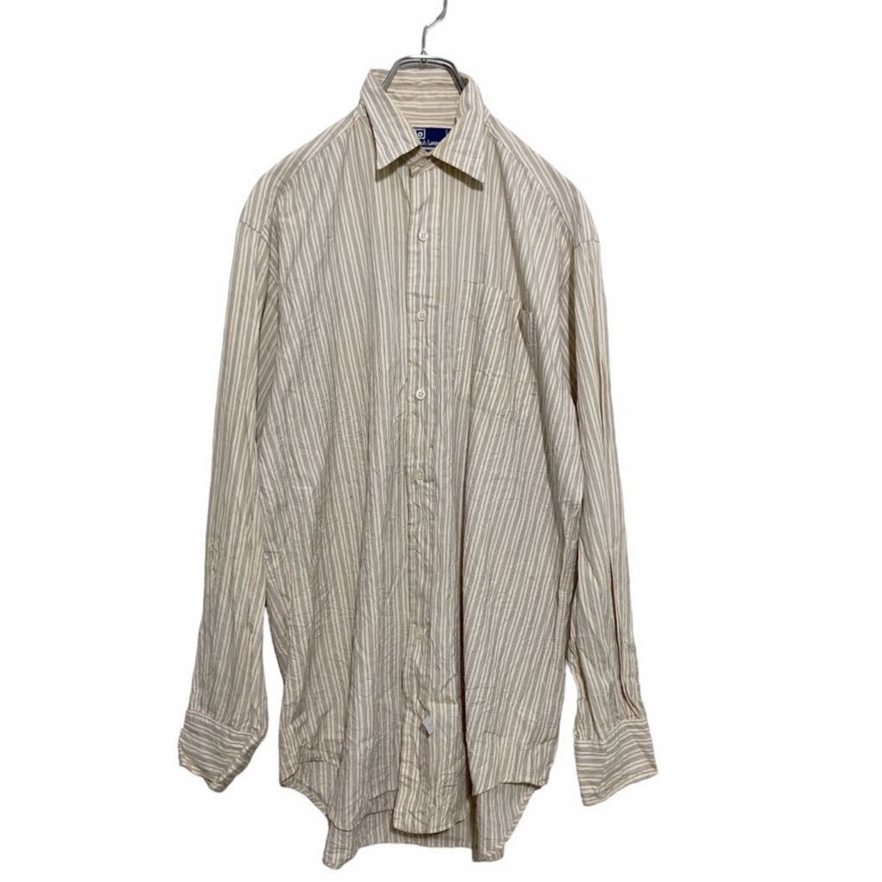 Polo Ralph Lauren 長袖 シャツ 14 1/2 ベージュ ポロラルフローレン 