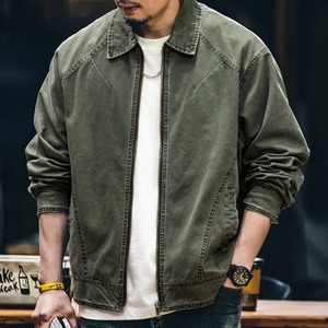 リラックスフィット ジップアップカジュアルジャケット 10899