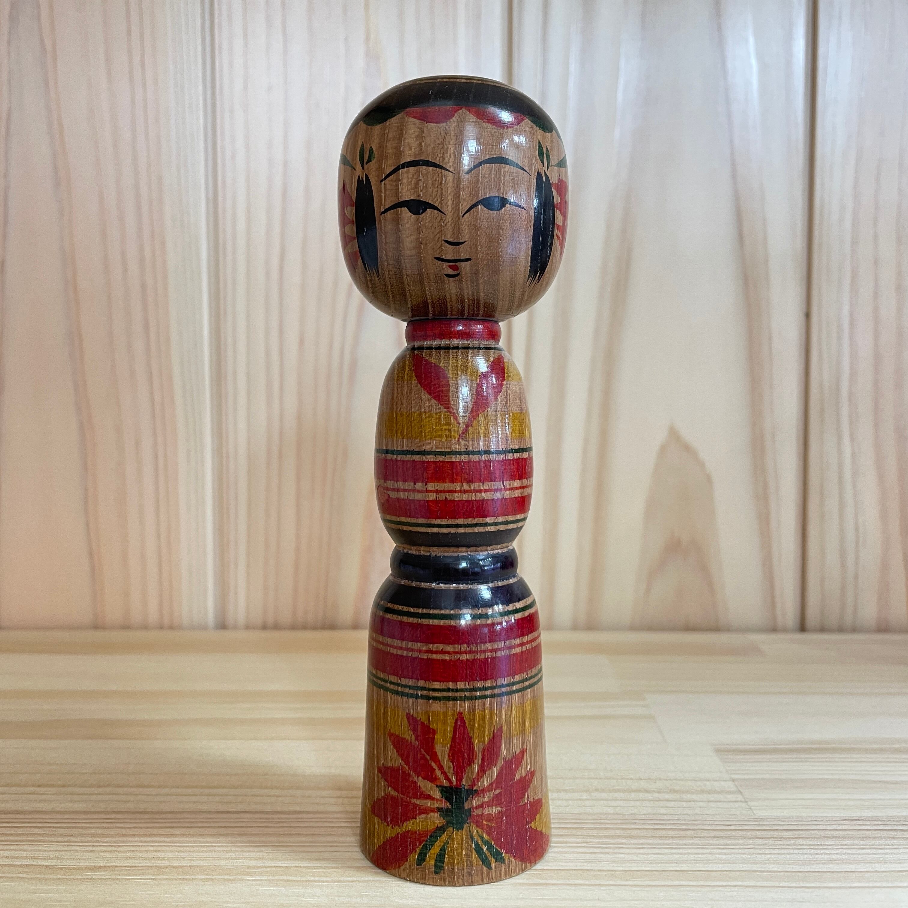 佐藤英雄：弥治郎系】5寸 こけし：15.5㎝ N10HoS-6 | SHIBUYA_KOKESHI