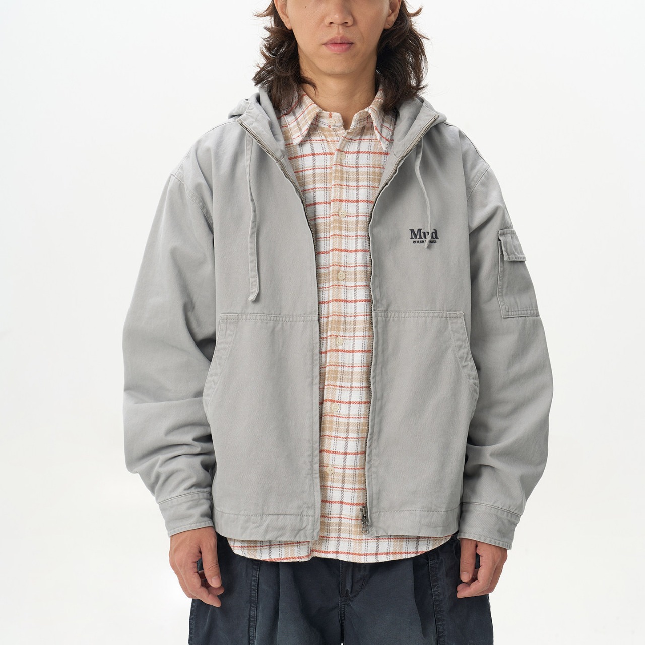 "RETURN TO BASE" フーデッドワークジャケット K5600 - 1