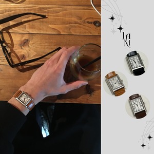 Velvet Leather Minimum Watch(2color)
