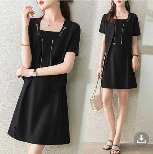 【大きいサイズL-4XL】【春夏新作】2枚人気/ファッションワンピース#sctmtc-207127